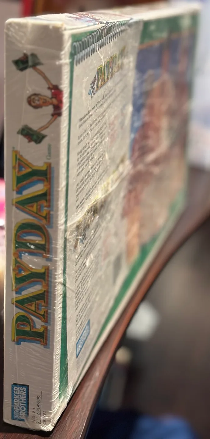 Vintage New Sealed Rare Payday Board Game Circa 1994 image indicator(2)