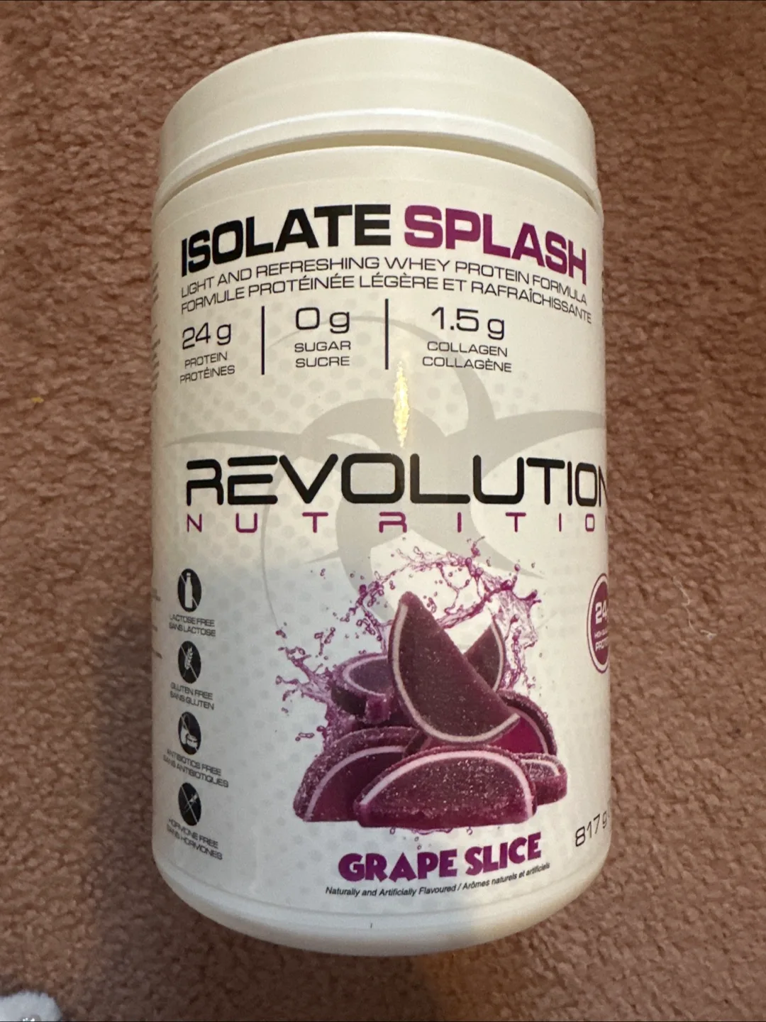 Revolution Nutrition Isolate Splash Grape Slice thumbnail