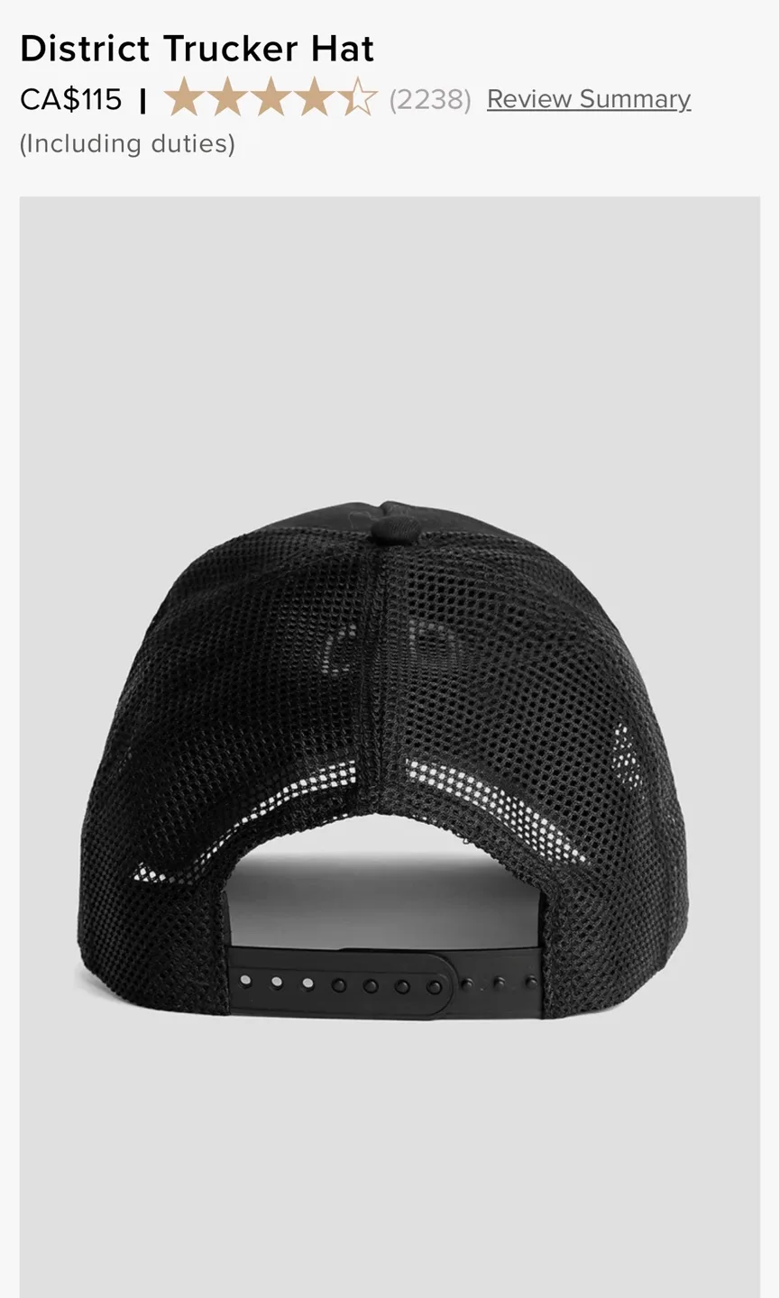 ALO District Trucker Hat - Black/White Logo image indicator(4)
