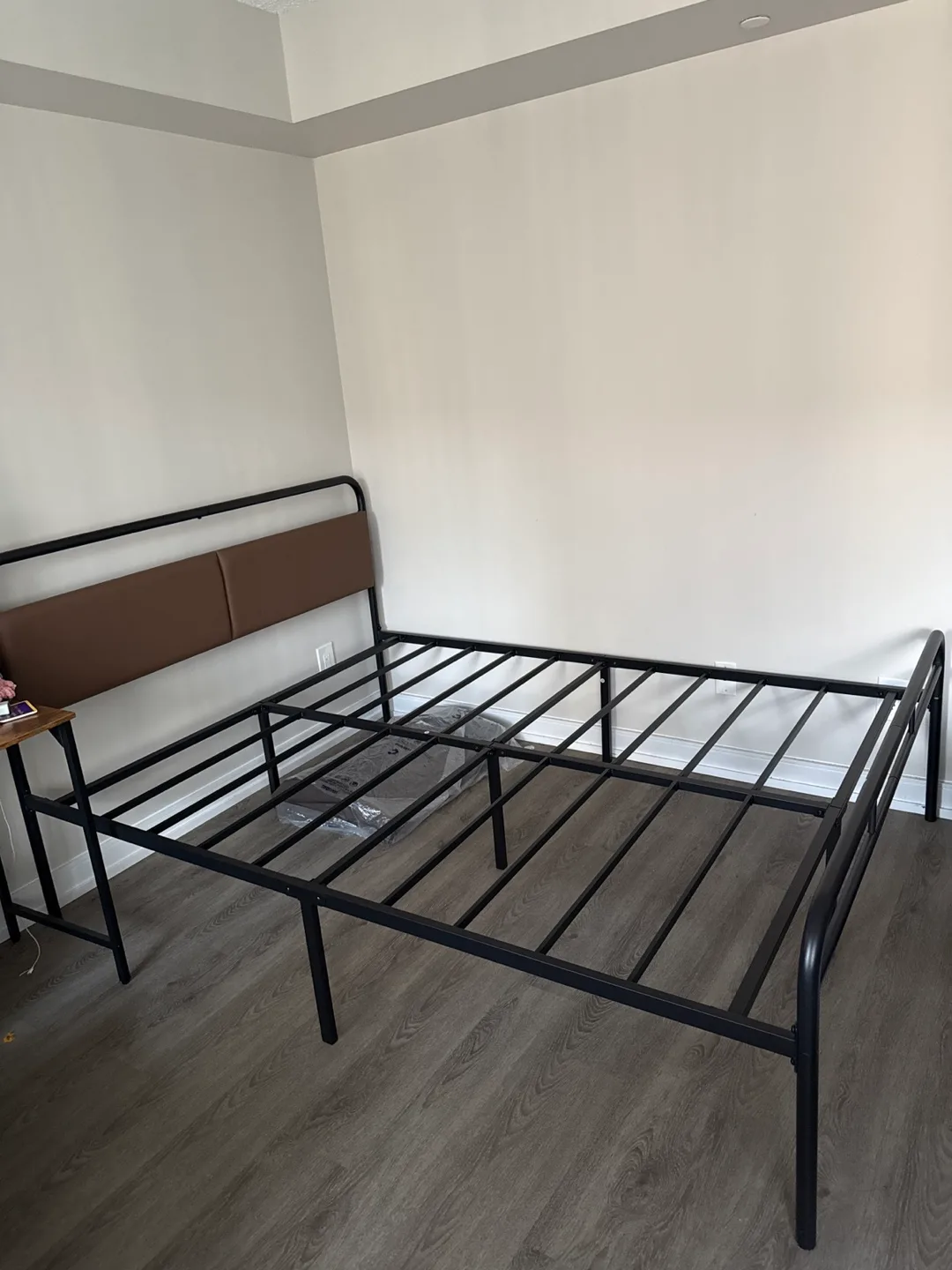 Metal Queen size bed frame thumbnail