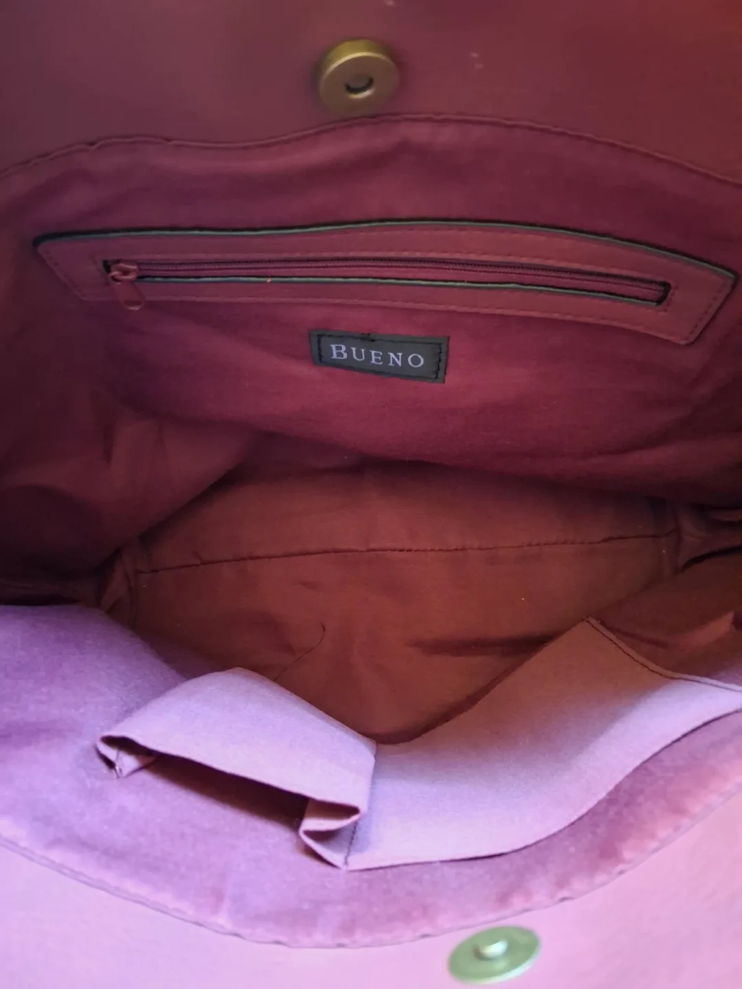 Bueno burgundy tote bag image indicator(3)