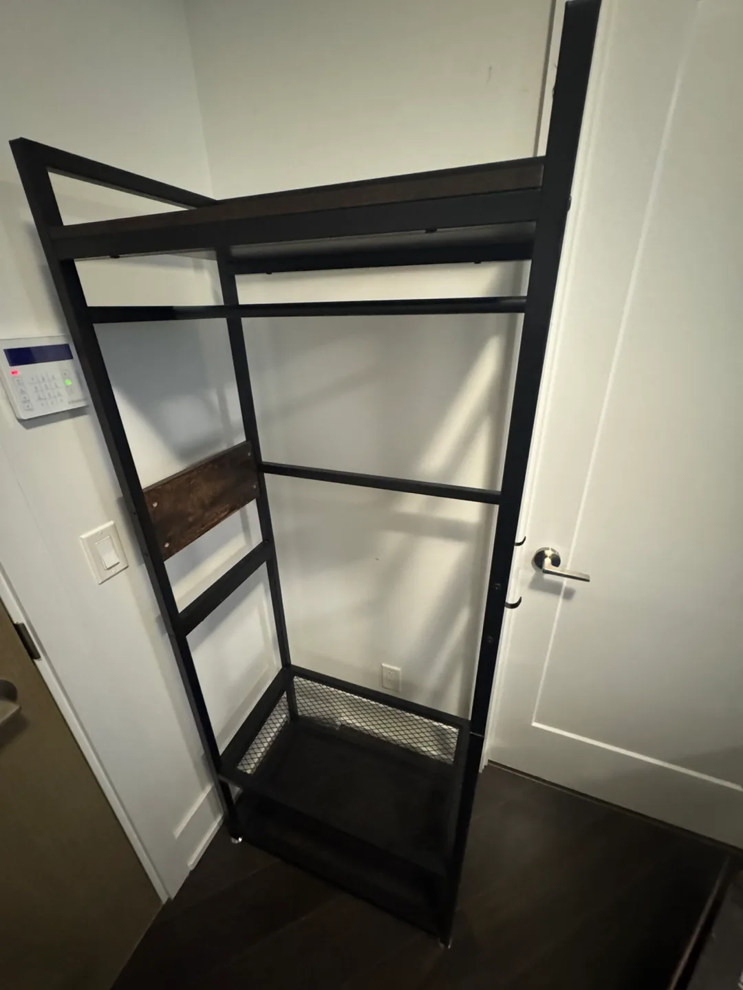 Freestanding Wardrobe with Shelves & Hooks image indicator(4)