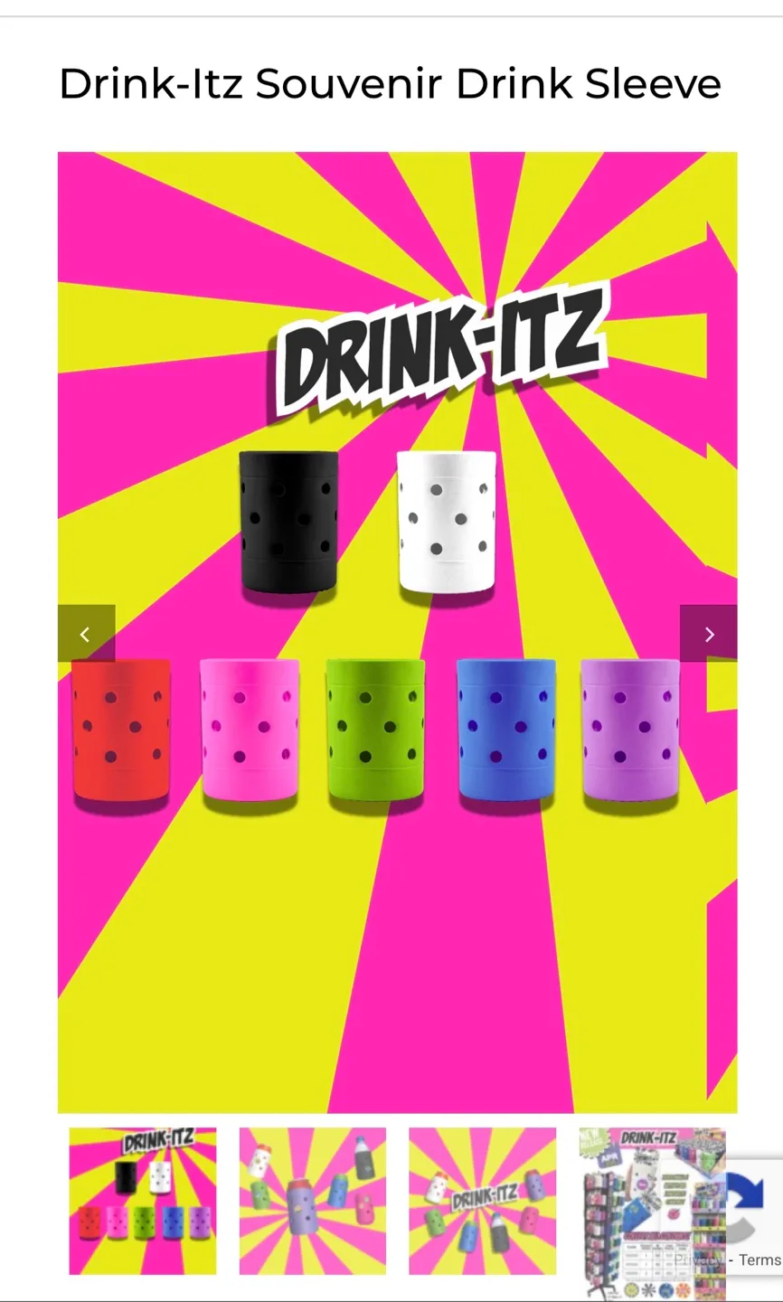 🇨🇦NEW Drink Itz (Uses Croc Jibbitz Charms!!)Drink Sleeve image indicator(2)