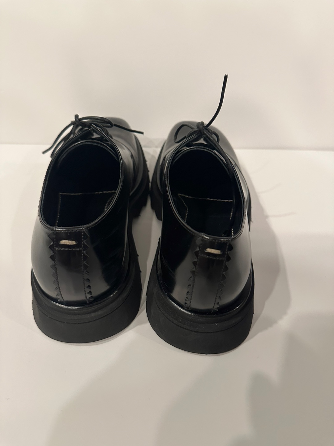 Antipode Black Leather Derby Shoes - photo 5