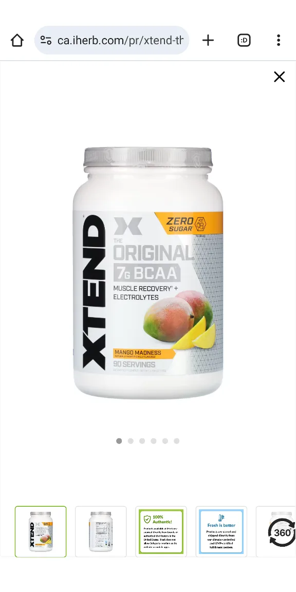 XTEND® The Original 7G BCAA - 90 Servings image indicator(2)
