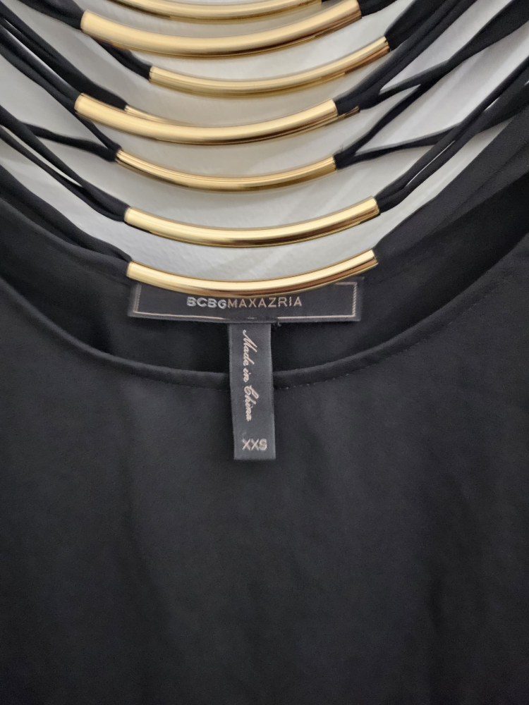 Haut Noir BCBGMAXAZRIA Taille XXS - photo 4