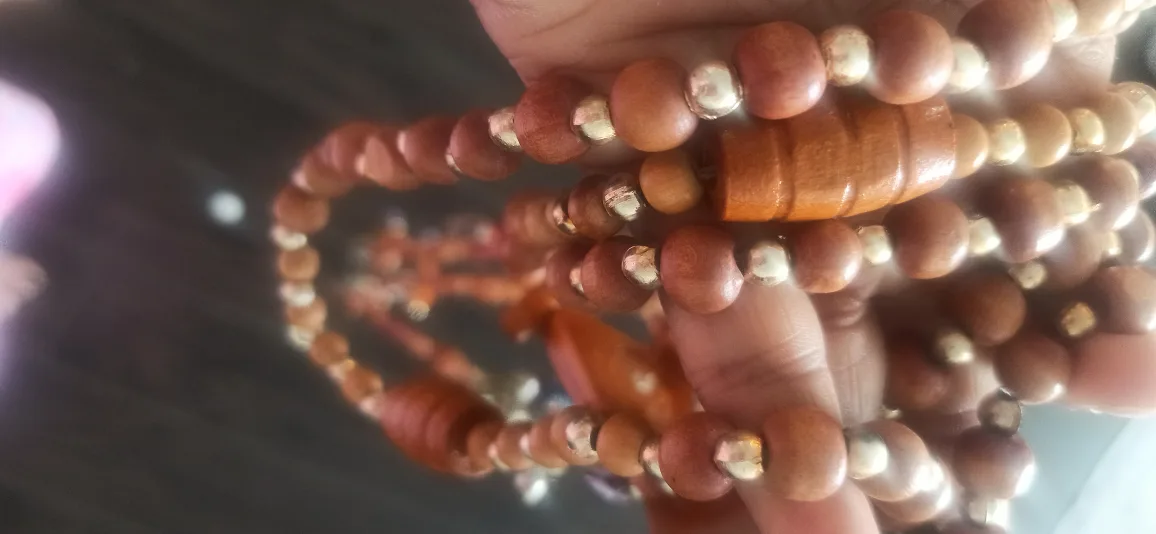 Handmade Beaded Wall Hanging with Elephant Details image indicator(9)