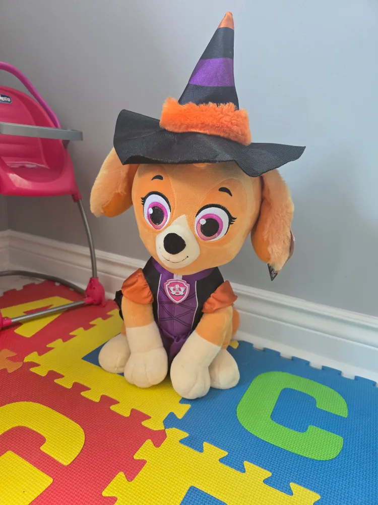 Paw Patrol Skye Halloween Greeter Plush - New thumbnail