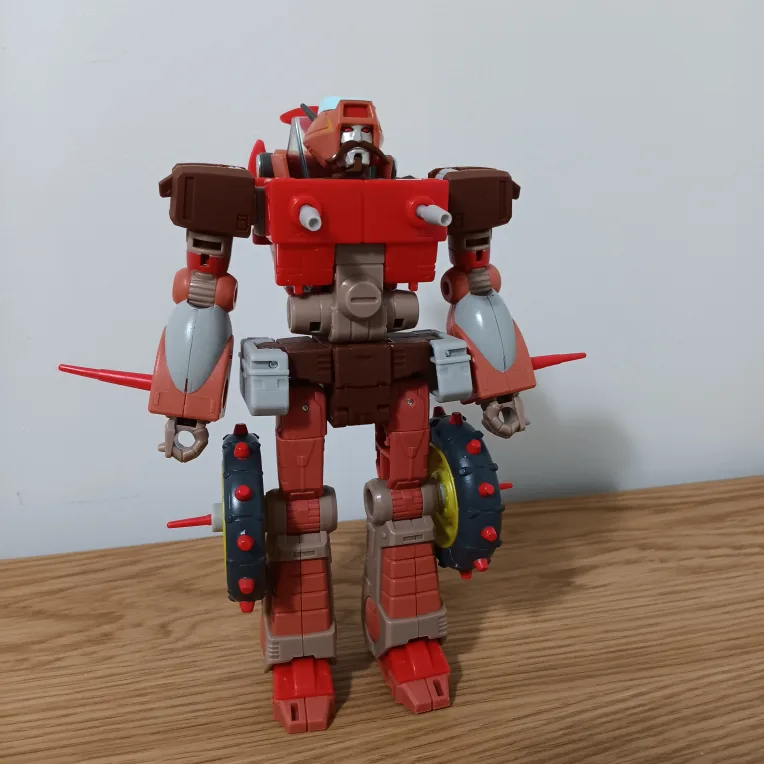 Transformer Robot Toy - Red & Brown thumbnail