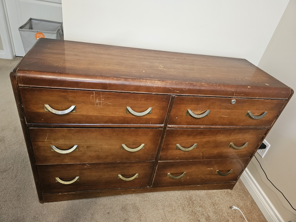 Vintage Wooden Dresser – Mid-Century Design