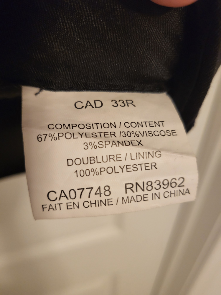Soul of London Black Suit - Size 33R Jacket, 40R Pants - photo 4