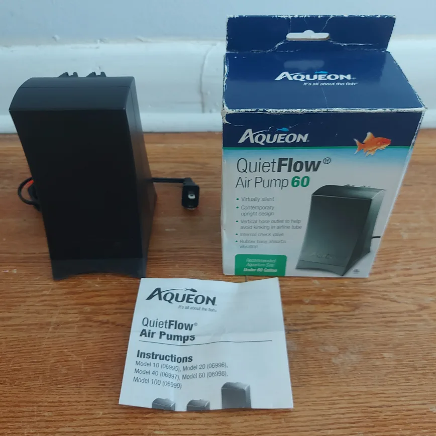 Aqueon QuietFlow Air Pump 60 - Like New! thumbnail