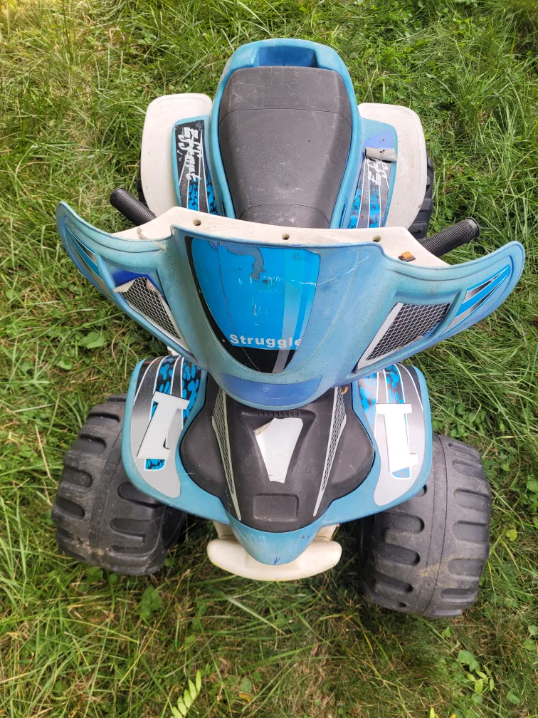 Kids Electric Ride-On ATV 🇨🇦 - Blue image indicator(2)