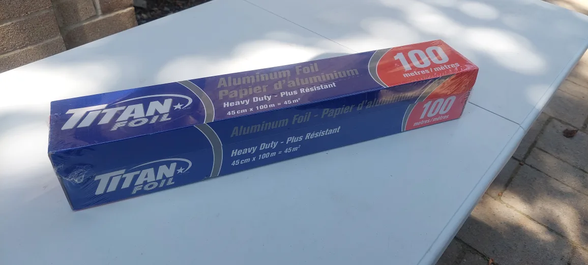 Titan Foil Aluminum Foil - 100 Metres - New! thumbnail