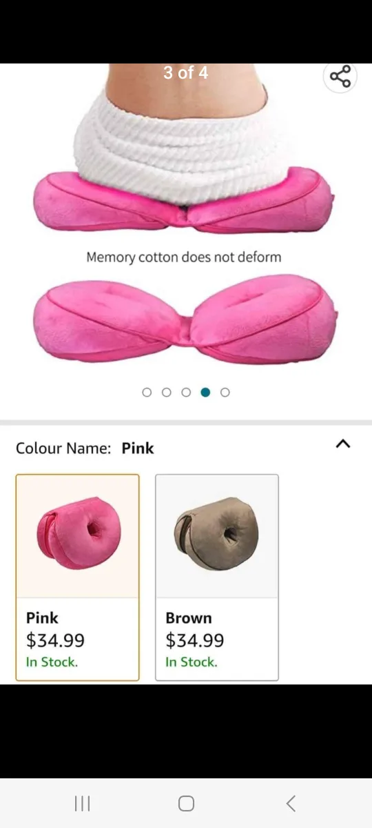 Hips up seat cushion dual comfort image indicator(3)