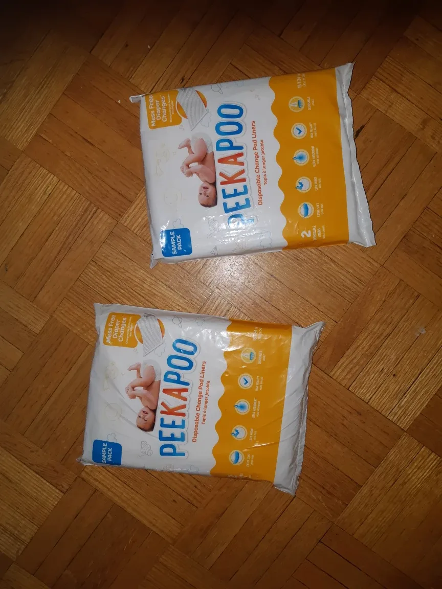 2 Peekapoo Disposable Change Pad Liners 🇨🇦 thumbnail