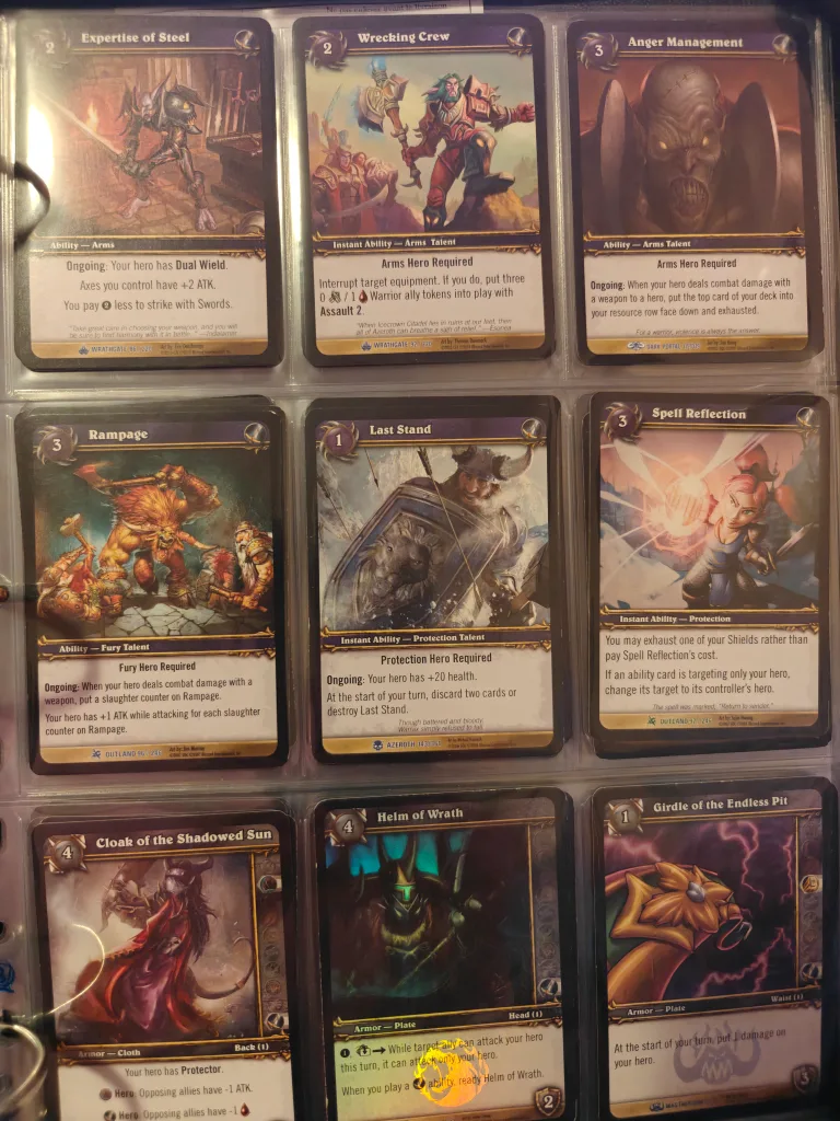 World of Warcraft (Warrior) TCG Cards image indicator(3)