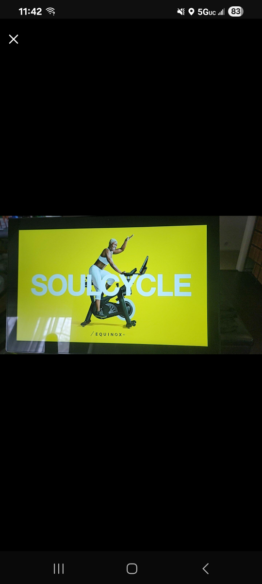 SoulCycle at-home bike + cycling shoes