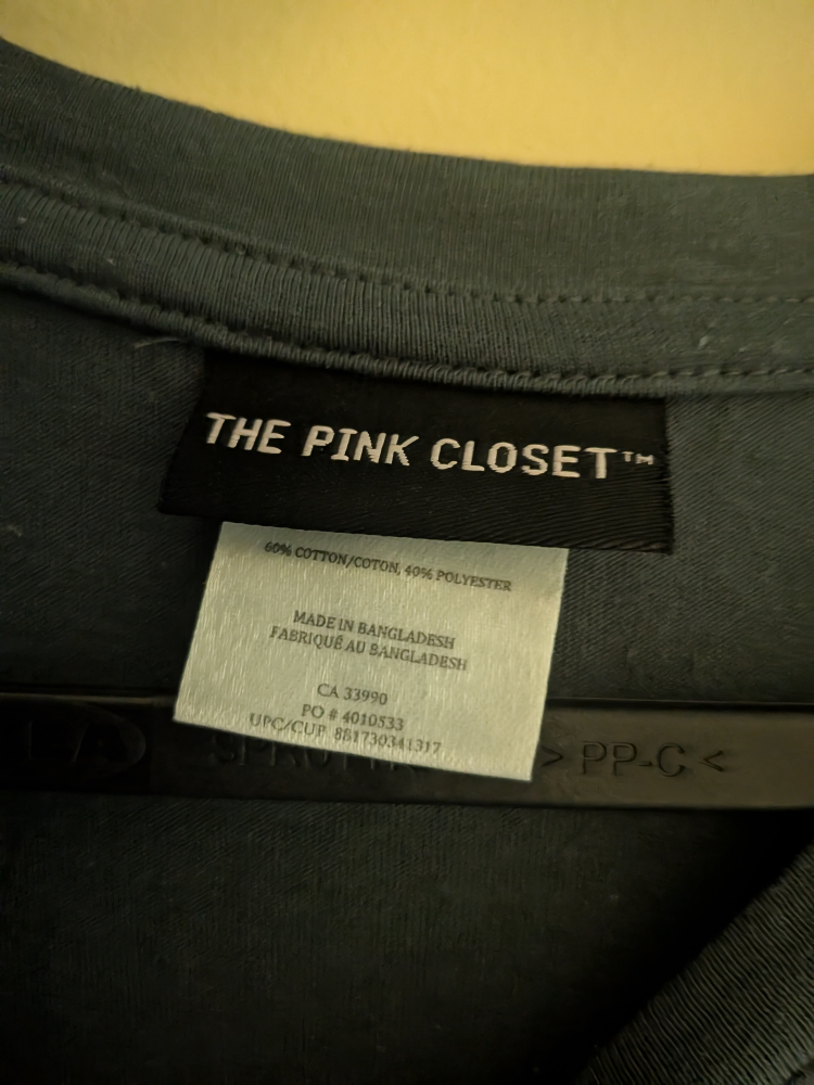 The pink closet funny saying gray t-Shirt - Size M - photo 3