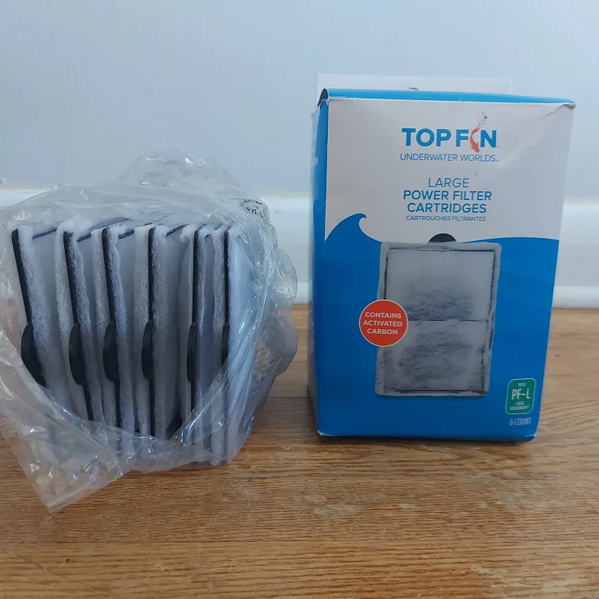 6 NEW Top Fin Large Power Filter Cartridges image indicator(2)