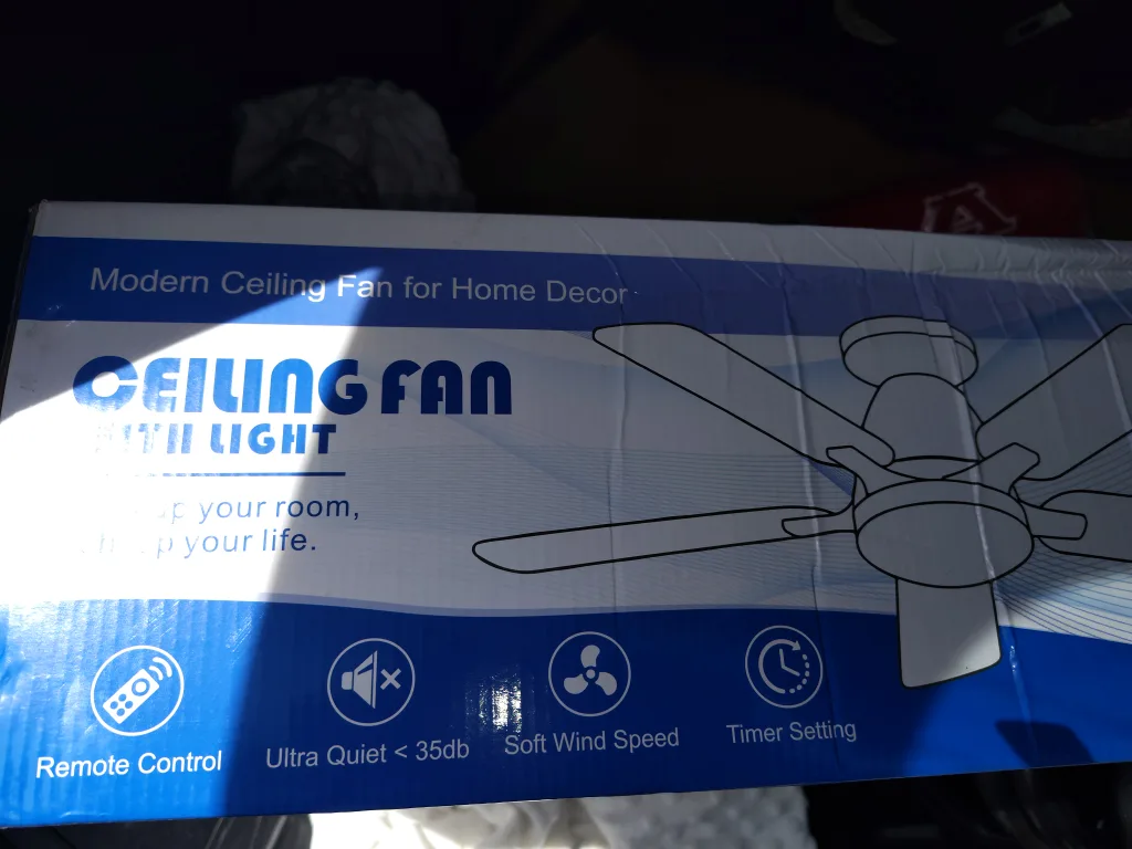 Modern Ceiling Fan with Light thumbnail