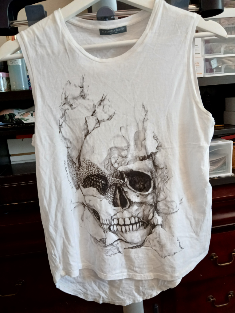 Alexander McQueen Skull Print Tank Top