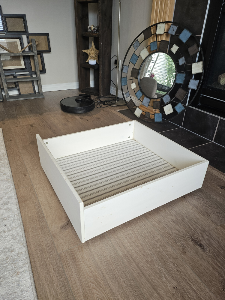White IKEA Underbed Drawers - photo 2