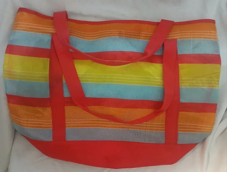 Disney Mickey Mouse Striped Tote Bag image indicator(2)