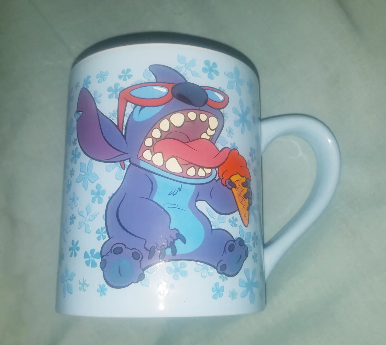 Rare  Disney Stitch Coffee Tea Mug Never Used thumbnail