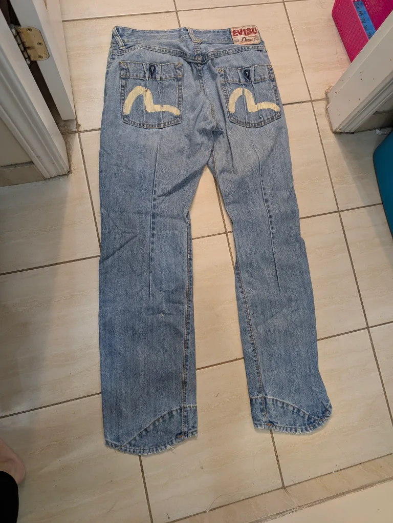 EVISU Jeans, Light Wash Denim thumbnail
