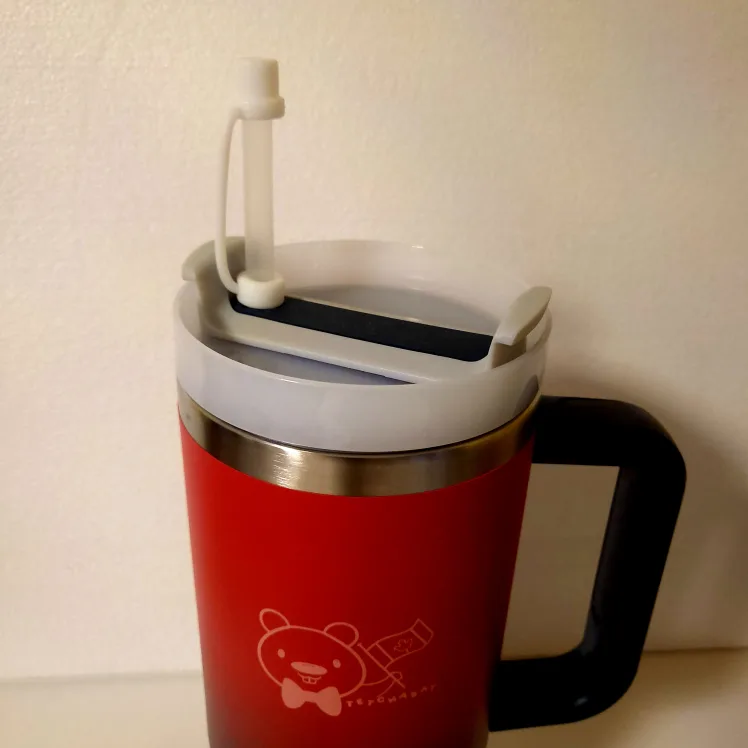 40oz Travel Mug with Handle - Red/Blue & Aqua/Pink image indicator(6)