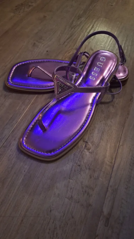 Guess Purple Thong Sandals image indicator(2)