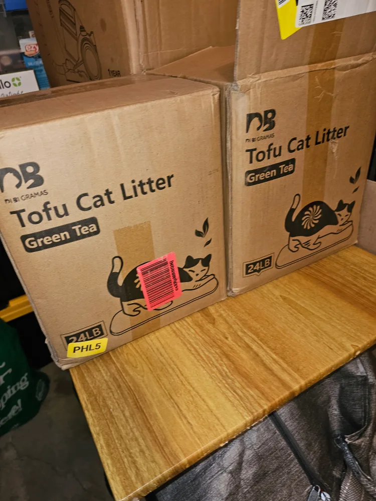 Dibi Gramas Tofu Cat Litter - Green Tea Scented - 24LB image indicator(3)