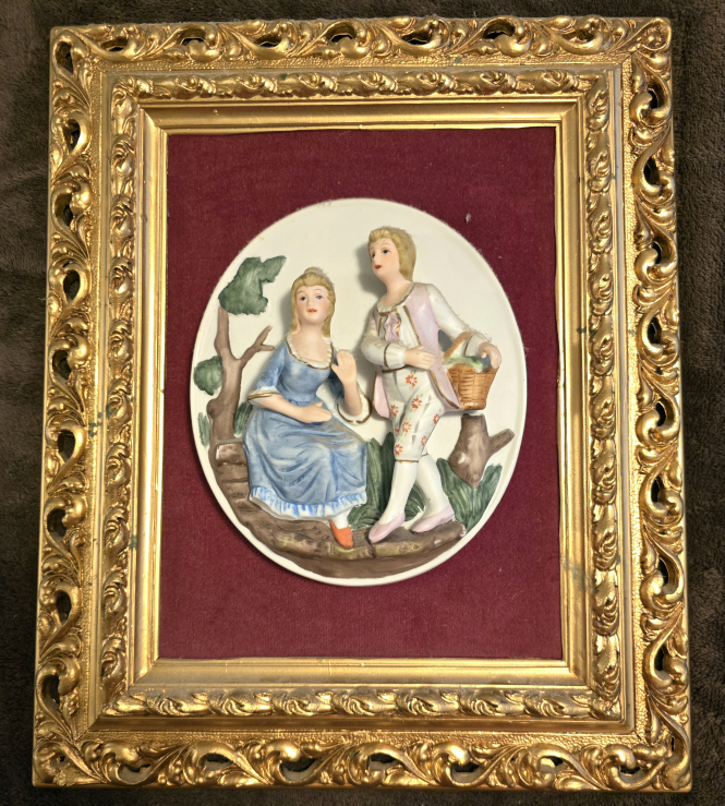 Framed Porcelain Wall Art