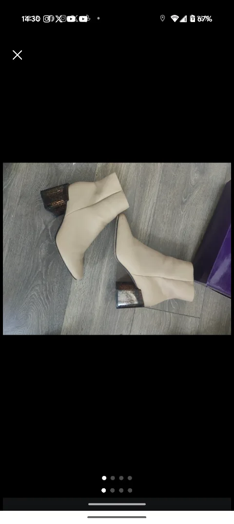 Nasty Gal Faux Leather Boots thumbnail
