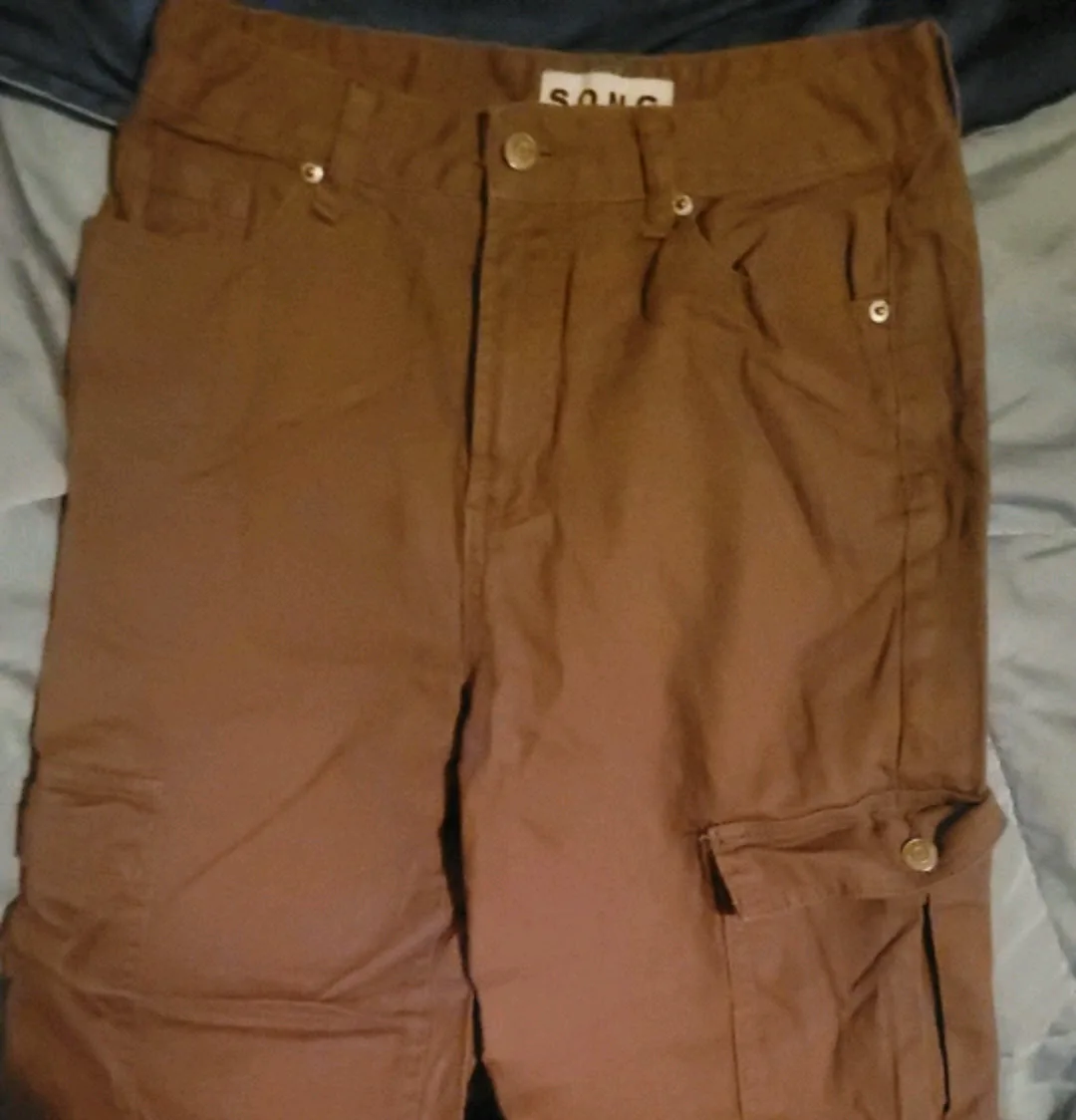 SONG Brown Cargo Pants thumbnail