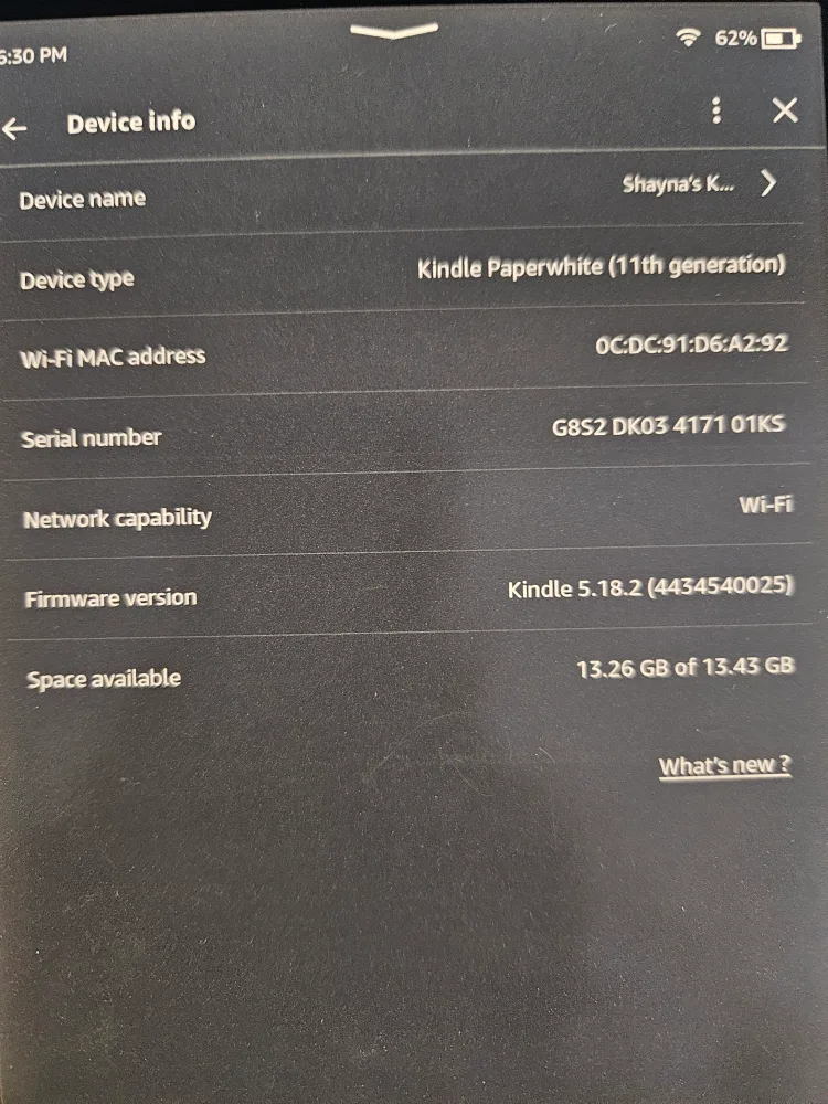 Amazon Kindle Paperwhite (11th Gen) image indicator(2)