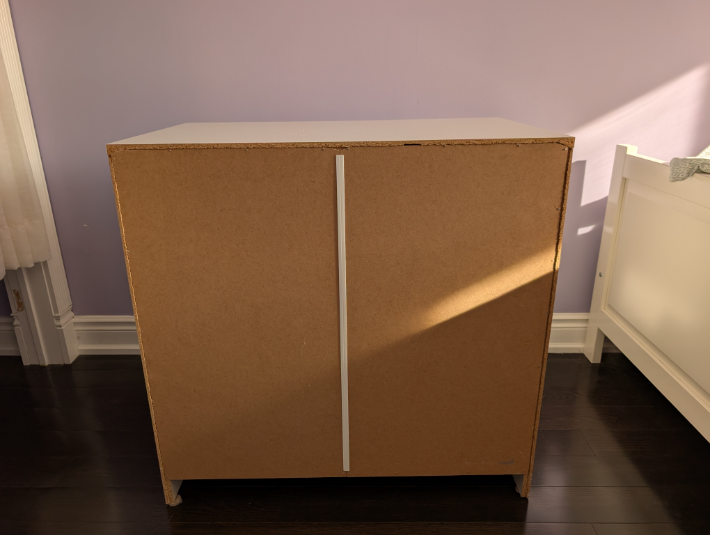 White 3-Drawer Dresser - photo 3
