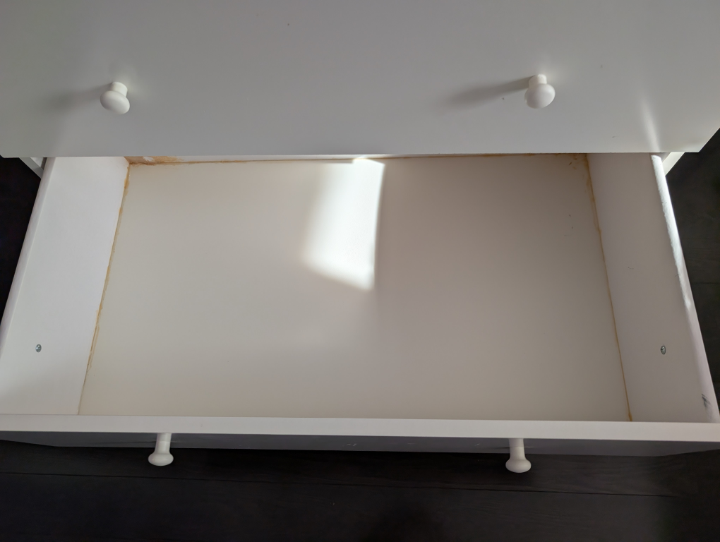 White 3-Drawer Dresser - photo 5