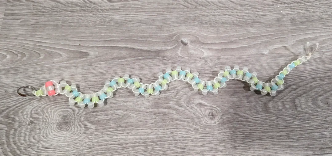 Beaded Snake Keychain thumbnail