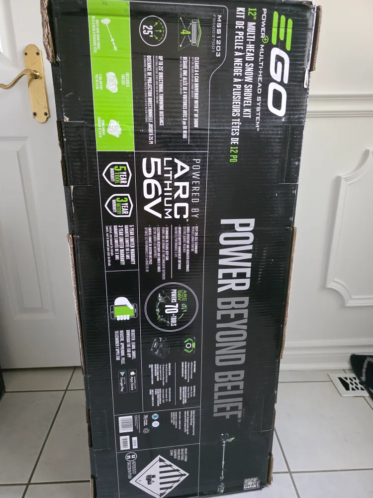 *NEW* EGO POWER+ Multi-Head Snow Shovel Kit with Battery/Charger image indicator(2)