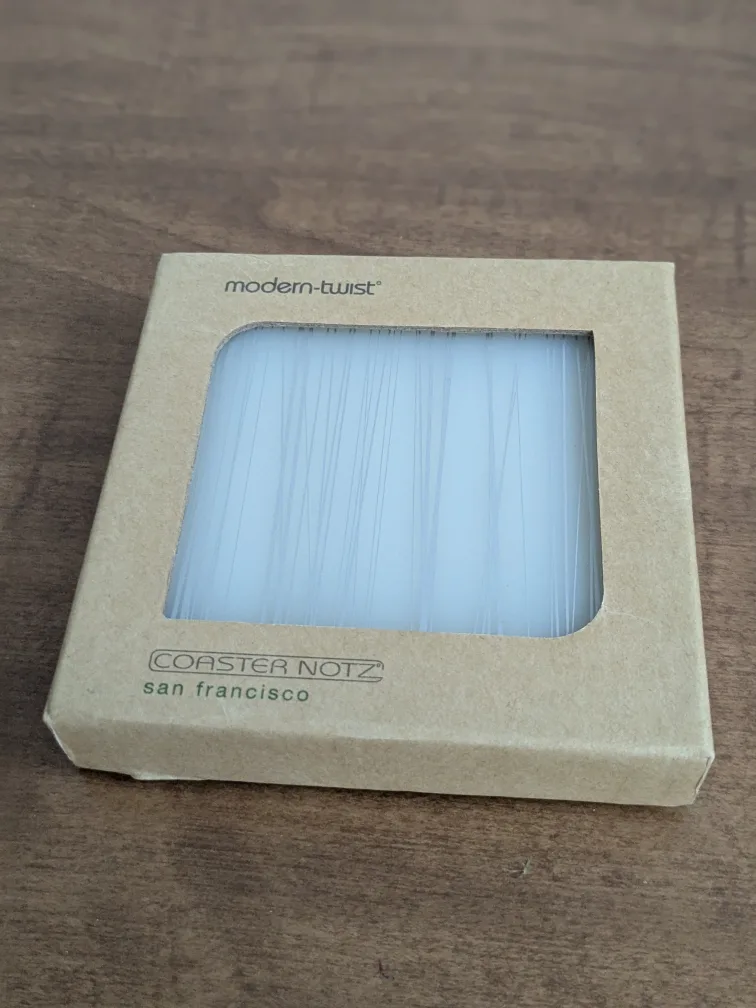 🥕Modern Twist Silicone Coasters – Set of 4 thumbnail