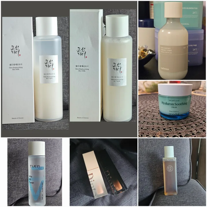 Korean Skincare bundle - toners, lip tints and more! thumbnail