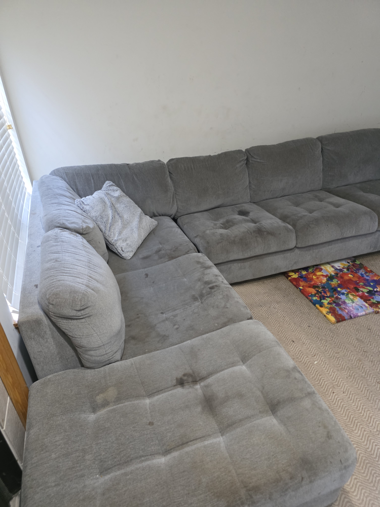 Gray Sectional Couch - photo 2