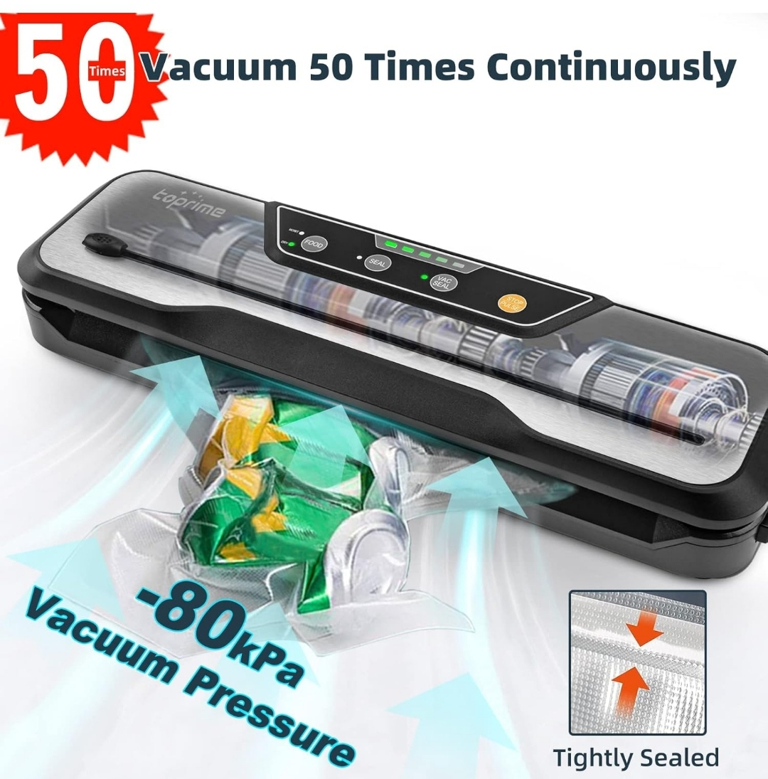 Toprime Food Vacuum Sealer - photo 5