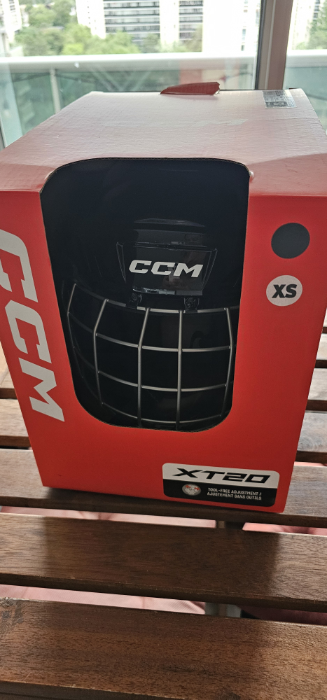 CCM Black Helmet XT20 New XS