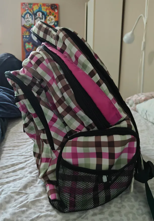 Roots Plaid Backpack 🧡💖 image indicator(6)