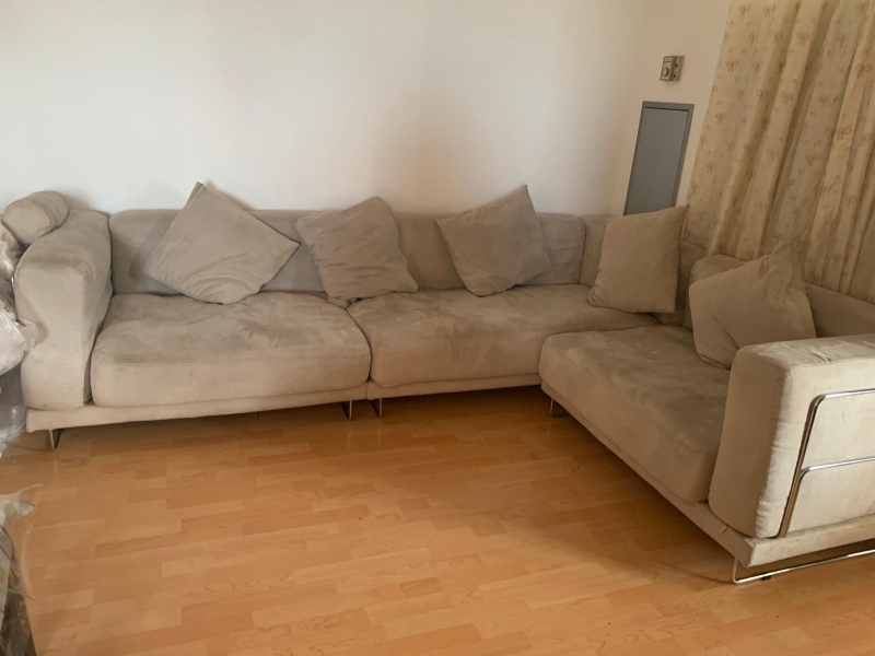Beige Sectional Sofa - photo 4
