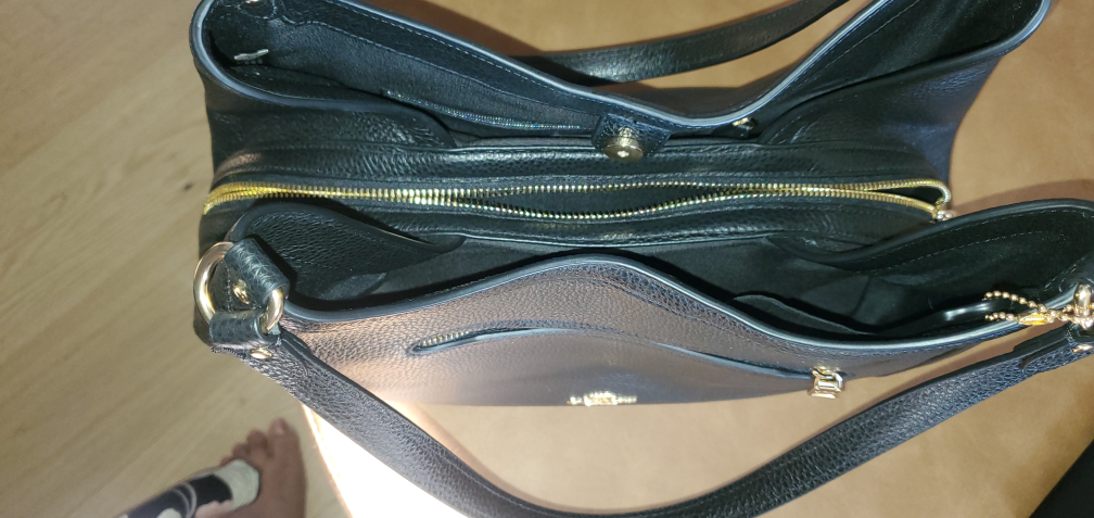 Coach Black Leather Shoulder Bag - photo 5