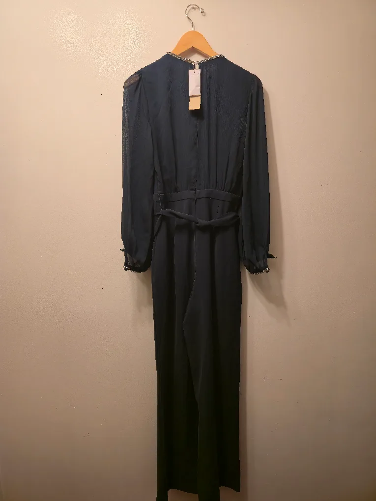Mango Black Jumpsuit - Size M thumbnail